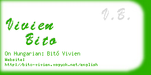 vivien bito business card